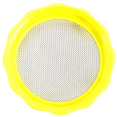 CIYODO Quality Sprouting Jar Lids Fine Mesh Strainer Screens for Canning Jars for Growing Sprouts Easy to Use and Clean Stand Footrest for Inverted Filtration
