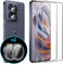 FDHYFGDY 2+2 pièces pour Motorola Edge 50 Neo Verre Trempé, 2 pièces Film de Protection en Verre Trempé + 2 pièces Caméra Protection, HD Film de Protection écran en Verre de dureté 9H