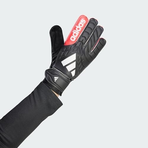 adidas Unisex Copa Goalkeeper Glove Club Gloves, black/white/lucid red, 7.5