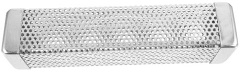 Milisten Scatola per Affumicatura per Barbecue Gas Cestello per Verdure da Scatola per Affumicatura in Acciaio Inox per Distribuzione Uniforme del Fumo per Trucioli di Legno e Uso Esterno