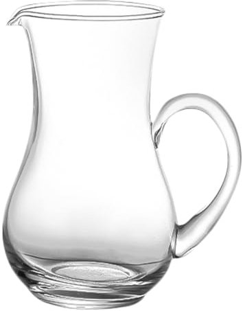 UTHCLO Decanter Vino Rosso e Whisky in Vetro Trasparente Manico, Divisore Liquori Per Hotel, Bar e Banchetti, Contenitore Per Servizio Vino, Design Semplice e Funzionale