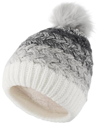 Générique Enfant Bonnet Écharpe Et Gants Ensemble En Tricot Thermique Tricoté Tour De Cou Chaud Gant Set Sous Casque Fille Beige Hiver Accessoires 3 Pièces Pour Garçon (Grey,Taille unique)