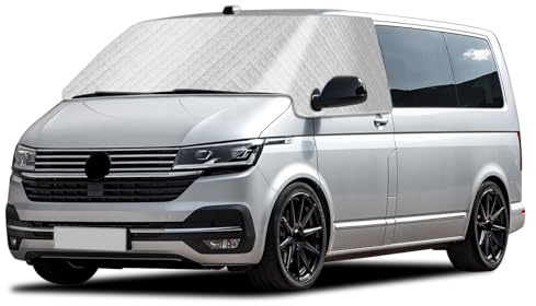 Copertura per parabrezza auto per VW T6 2015-2024, copertura esterna termica pieghevole, blocca i raggi UV, protezione per parabrezza