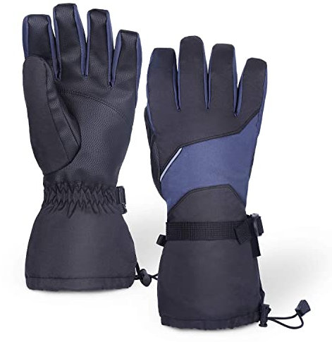 BRIGENIUS Skihandschuhe wasserdichter und atmungsaktiver, Warme Touchscreen Handschuhe für Herren und Damen, Fahrradhandschuhe für Reiten Laufen Skifahren Wandern Radfahren (XL)