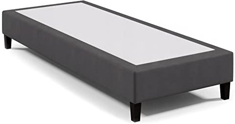 Best For Home Hotelbett Boxspringbett Bettgestell Boxspringgestell 90x200 cm Graphit Boxspring Rahmen ohne Matratze