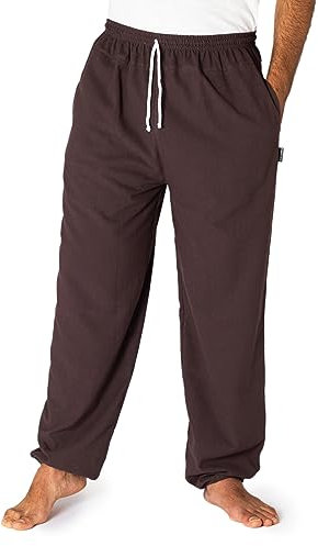 PANASIAM E-Pants Long, Cotton, Darkbrown, S