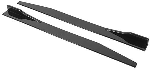 Auto-Seitenschweller, Universell Splitter Lippe Winglet-Diffusor, 120 cm Glänzendes Schwarz, für Vielseitige Anwendungen und Szenarien