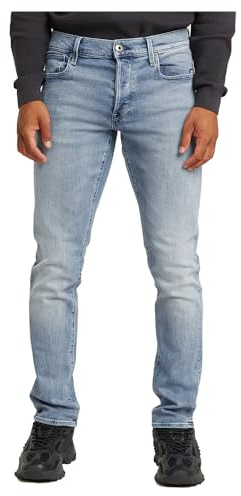 G-STAR Herren 3301 Regular Tapered Jeans, Blau (Faded Seascape 51003-D875-C456), 38W / 34L