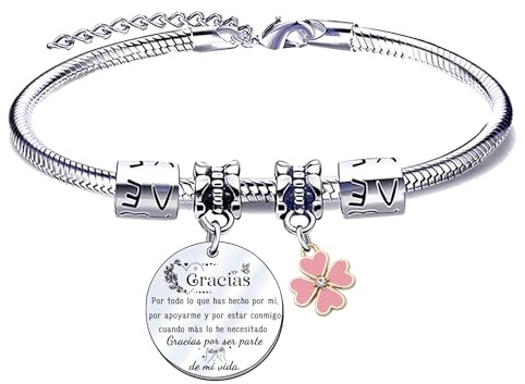 JRZDFXS Regalos de Amistad Pulseras para Mujeres - Regalos de Graduación y Cumpleaños, Regalos Creativos para Amigos (9)