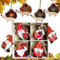 BARVERE Addobbi Autunnali, 28 Pezzi Decorazioni Autunnali in Legno, 7 cm Autunno Decorazioni Casa, Gnomi Autunnali, Decorazioni Autunno
