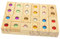 Abaodam 1 Set Holz Regenbogenblöcke Stapelblöcke Montessori Stapelspielzeug Regenbogen Stapelblöcke Konstruktion Lernspielzeug Pyramiden Stapelblöcke Geometrie Sensorische Blöcke