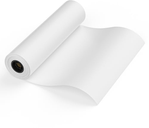 Wide Format Paper 36 x 150',1 Roll Plotter Paper for CAD Printing on Wide Format Ink Jet Printers，20lb 2Core CAD Bond Rolls