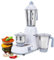 GEEPAS 750W 3-in-1 Mixer Grinder | Stainless Steel Jars & Blades | 3 Speed Control, Perfect for Chutney, Dry & Wet Fine Grinding Mixing | Overload Protection | Powerful Motor | 2 Year Warranty, Red