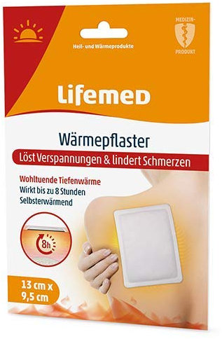 Lifemed Wärmepflaster 9,5 cm x 13 cm weiß 22 Stück