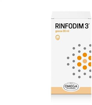 Omega Pharma - Rinfodim Gocce, Integratore Alimentare per Adulti e Bambini, Utile per Favorire la Funzionalità del Sistema Immunitario, 30 ml