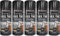 Yorkshire Homeware Flexible Fabric Spray Paint | Suitable for Leather | Vynal Textiles and Most Fabric Black 200Ml (Pack Of 5)