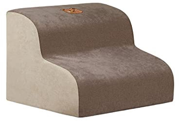 Milageto Haustier-Hundetreppe Indoor-Rampe Langlebig Atmungsaktive Haustier-Kletterleiter -Soft Steps Welpentreppe für Couch-Heimbett-Hunde, um aufs, 2 Schicht