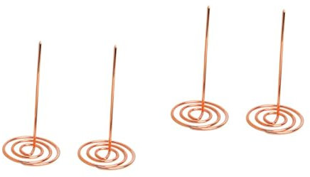 Operitacx 4 Pièces Réception Tige Droite Accessoires Couteau à Billets Pour Restaurant Porte-mémo De Pointe Reçus De Réception Porte-reçu Menu Épingle à Papier Bureau