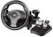 RajoNN Vibrierendes Gaming-Lenkrad, Federpedal 270° USB-Rennwagensimulator, Stützgriffanschluss PC/PS/Xbox/Switch