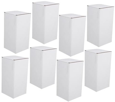 OSALADI Lot de 10 Boîtes en Carton Ondulé pour Expédition de Bouteilles, Compartimentées, Multifonctionnelles et Réutilisables, pour Petites Entreprises et Stockage