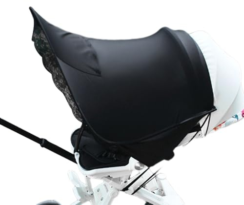 Voile D'Pour Poussette Bébé Protection Solaire Pour | Toit Anti-UV Avec Montage Rapide Pour Promenade Camping Pique-Nique Courses Et Sorties
