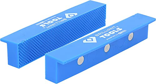 BRILLIANT - Mordazas protectoras de tornillo de banco con estructura, 2 pzs, plástico