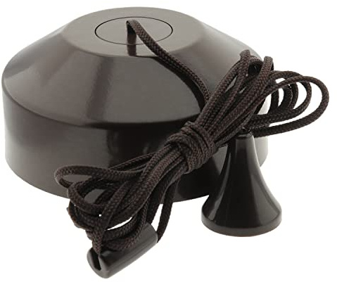 Art Deco Emporium Brown Bakelite Ceiling Pull Switch 2Way 10Amp 230V Light Pull Cord Switch For Bathroom or Closet