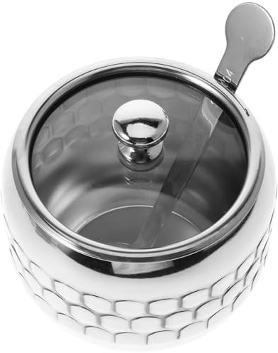 Kichvoe Stainless Steel Seasoning Jars with Lid Reusable Storage Containers for Pepper and More for Kitchen Organization and Cooking Essentials