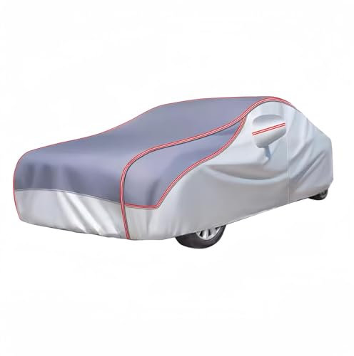 Housse complète personnalisée Voiture Tissu Oxford pour Garage/extérieur–Bâche Anti-grêle Tout Temps avec Fermeture éclair sur portière conducteur pour Chrysler PT Cruiser