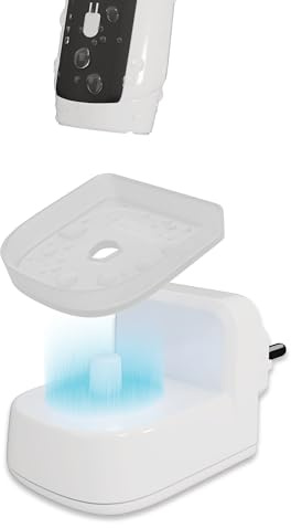 qikfresh Silikonhülle passend für ProofVision Ladestation Typ PV09EU - Hygienische, ladekompatible Abdeckung für elektrische Zahnbürsten-Ladestation - Frosted transparent