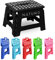 NATUMO® - Sgabello pieghevole di alta qualità, portata 150 kg, per cucina, bagno, giardino, per bambini e adulti