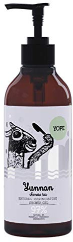 YOPE natürliche Duschgel | 400ml | Yunnan Chinesische Tee | Regenerieren | Feuchtigkeitsspendend | 97% aus natürlichen Zutaten