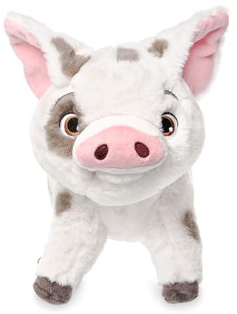 Disney Store Moana's Pua Pig Plüschtier, authentisches 22,9 cm, weiches und kuscheliges Design, ideales Sammlerstück und entzückendes Geschenk für Fans und Kinder, hochwertiger Begleiter, inspiriert