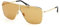 TOM FORD Unisex Huxley Sunglasses, Shiny deep Gold, 68/3/135
