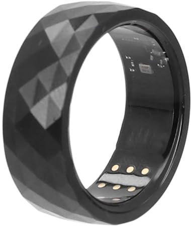 Smart Ring Fitness Tracker, Anelli Salute Cardiofrequenzimetro, Anello Sonno Pedometro Calorie Contapassi, Anello Fitness Impermeabile per Donna Uomo, App LuckRing (20#)