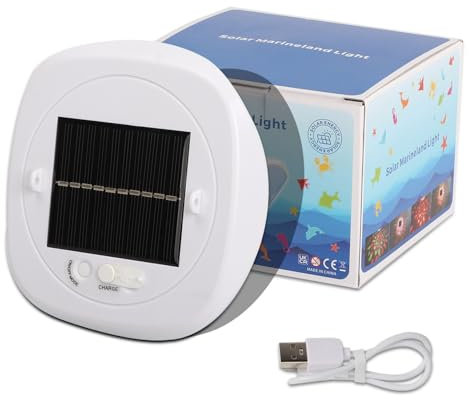 Mumisuto - Iluminación de piscina flotante, LED luz solar IP67 impermeable y USB recargables, 4 colores y 6 modos, lámpara de piscina para jarrón, spa, acuario, estanque