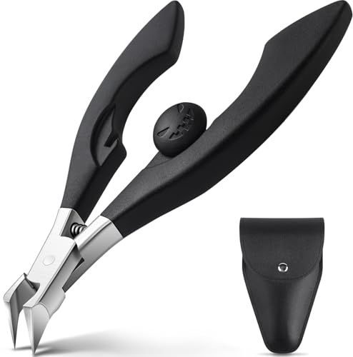 Nagelknipser für eingewachsene Zehennägel für Eingewachsene Fußnägel und Fingernäge, Edelstahl und Scharfe Spitze Eckenzange Fußpflege, Nagelschere für Starke Fußnägel