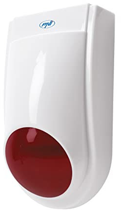 Sirena Exterior inalámbrica PNI SafeHouse HS007 con batería para Sistemas de Alarma inalámbricos