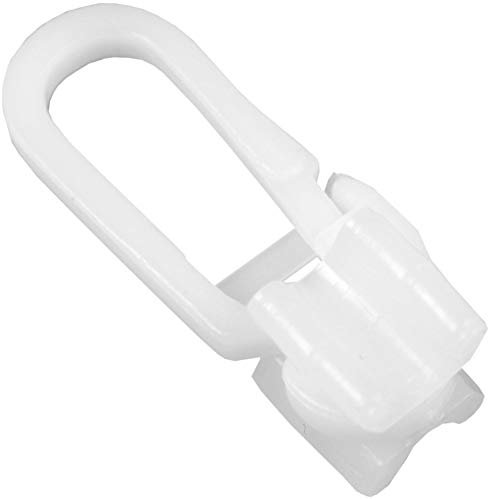 Bestlivings 200 Stück X-Gleiter 9,5mm für Vorhangschiene, Universal Gardinenrollen Innenlaufrollen für alle gängigen Gardinenschienen