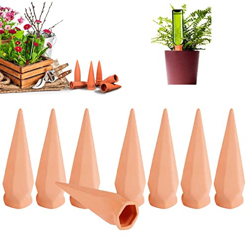 CHSEEO Set Irrigazione a Goccia Automatica, Kit 8 Pezzi Regolabile per Vasi, Piante, Fiori, Bonsai