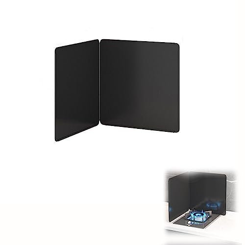 RIFWOVE Protector Salpicaduras Cocina Antisalpicaduras Pantalla Antiadherente Parabrisas para Acampar Y Caminar Cubre Salpicaduras De Sartén, Estufa De Gas Escudo Viento Cortavientos (Size : 35X40CM)