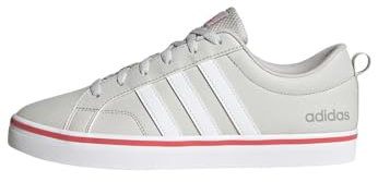 adidas Unisex VS Pace 2.0 Shoes, Grey/Cloud White/Preloved Scarlet, 44 EU