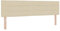 vidaXL Kopfteil Linien-Design Creme 180 cm Stoff