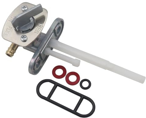 FLFHDUP Rubinetto Benzina Moto Adatto per Honda CRF70 Adatto per Yamaha del Carburante Valvola di commutazione del Gas Rubinetto di Scarico Interruttore del Serbatoio