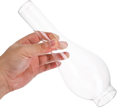 HEATSHAKING Pantalla de Vidrio para Lámpara de Aceite Diámetro de 5cm, Resistente a Altas Temperaturas y Diseño Retro, Reemplazo Adecuado para Uso Versátil en Hogar