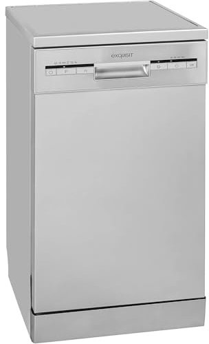 Exquisit Lavastoviglie GSP 9109.1 si | Apparecchio da incasso | 9 coperte | Argento