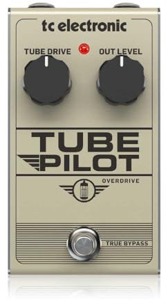 TC Electronic TUBE PILOT OVERDRIVE 12AX7-bestücktes echtes Röhren-Overdrive-Pedal mit warmem und ausdrucksstarkem Sound