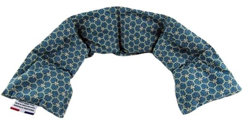 CERVICALE BOUILLOTTE GRAINE DE LIN - BLEU