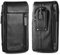 Hengwin Rindsleder Herren Gürtel Fall Holster für iPhone 16 15 14 Pro Max/16 Plus, Leder Handy Fall Gürtel Fall für Samsung Galaxy S25 S24 S23 Ultra S25+ A06 F06 5G A13 A54, schwarz