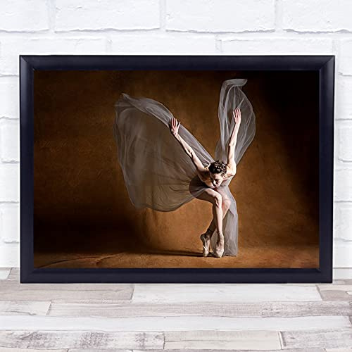 Angel Wings Performance Dance Dancer Dancing Ballet Ballerina Fabric Art Print